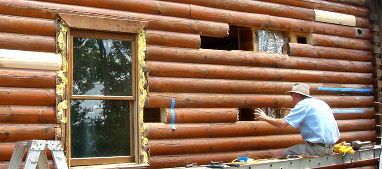 Log Home Repair Greene County, Alabama